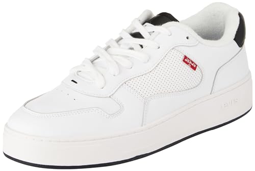 Levi's Herren Glide Sneakers, Regular White, 45 EU von Levi's