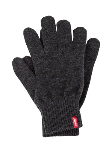 Levi's Herren Ben Touch Screen Gloves Handschuhe, Grau (Dark Grey), Small von Levi's