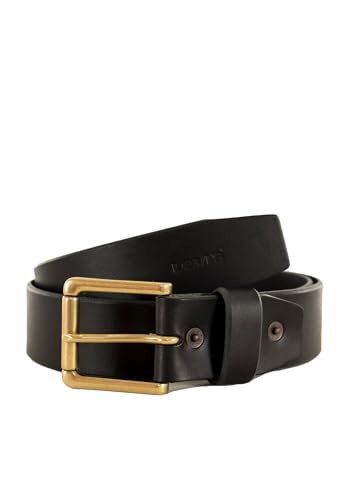 Levi's Herren Heritage Belt, Regular Black, 100 von Levi's