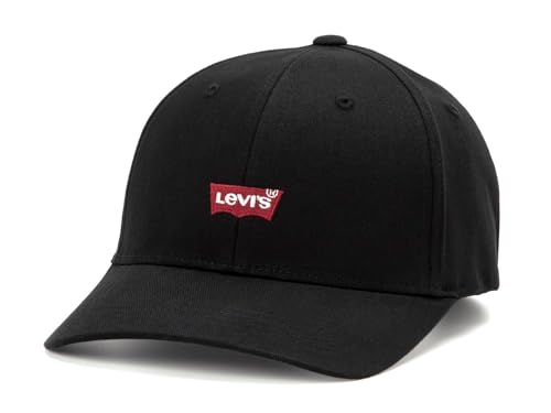 Levi's Herren Housemark Flexfit Cap, Regular Black, Einheitsgröße von Levi's