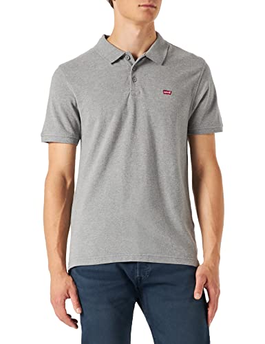 Levi's Herren Housemark Polo T-Shirt, Medium Grey Heather, XXL EU von Levi's