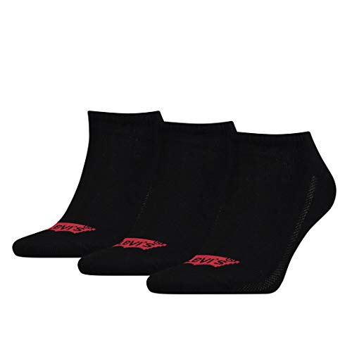 Levi's Unisex Low Cut Batwing Logo Socken, Jet Black, 39/42 von Levi's