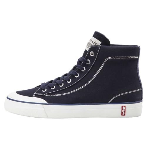 Levi's Herren LS2 Mid Street Sneakers, Navy Blue, 41 EU von Levi's