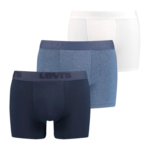 Levi's Herren Levi's Premium Men's Boxer Briefs (3 pack) Boxer Shorts, blau combo, L von LEVIS