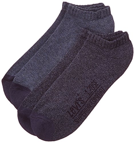 Levi's Herren Levis 120SF Low Cut 2P Socken, Blau (mid Denim 824), 39/42 (Herstellergröße: 39-42) von Levi's