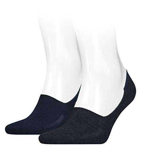 Levi's Herren Footie Socken, Blau (Navy 321), 39/42 (2er Pack) von Levi's