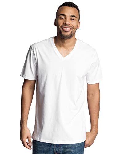 Levi's Herren Levis 200SF V-Neck 2P Unterhemd, Weiß (White), Large (Herstellergröße: 030) von Levi's