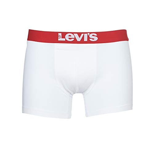 Levi's Herren Levis 200sf Boxer Brief 2p Shorts, Weiß (White 317), Small (2er Pack) von Levi's