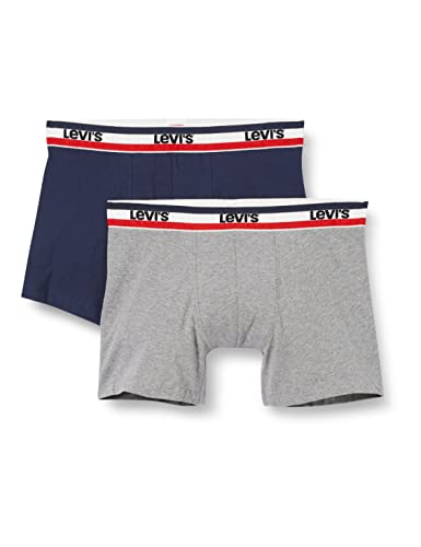 Levi's Herren Sportswear Logo Boxers Briefs Slip, Dress blaus, L von Levi's