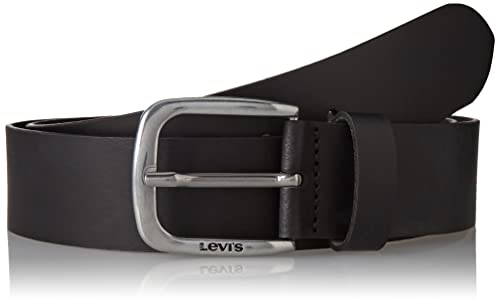 Levi's Herren Logo Buckle Belt Gürtel, Regular Black, 95 von Levi's