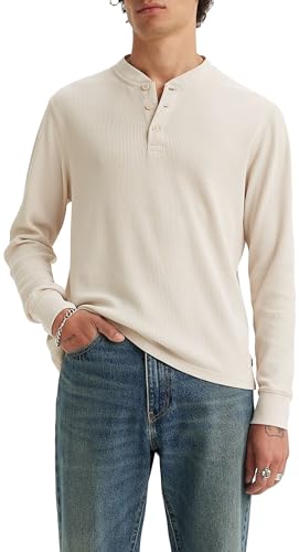 Levi's Herren Long-Sleeve Thermal 3-Button Henley von Levi's
