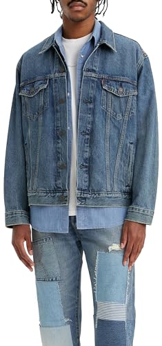 Levi's Herren New Relaxed Fit Trucker Jacke, Waterfalls, S von Levi's