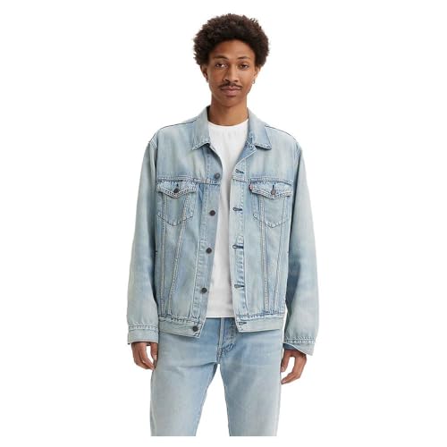 Levi's Herren New Relaxed Fit Trucker Jeansjacke, A Bright Light, Large von Levi's