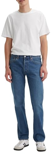 Levi's Herren Original 501 LEVISORIGINAL FIT Dark Indigo-Flat Finish, Honeybee, 36W / 32L von Levi's