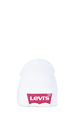 Levi's Herren Oversized Batwing Beanie Strickmütze, Weiß (Noir Regular White 51), Einheitsgröße von Levi's