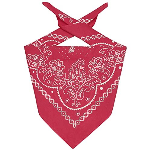 Levi's Herren Paisley Bandana Tuch, Rot (Regular Red), Einheitsgröße von Levi's