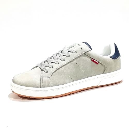 Levi's Herren Piper Sneakers, Off-White, 46 EU Schmal von Levi's