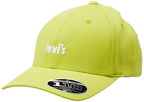 Levi's Herren Poster Logo Flexfit Cap Baseballkappe, Blassgrün, Einheitsgröße von Levi's