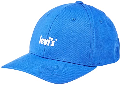 Levi's Herren Poster Logo Flexfit Cap Baseballkappe, Königsblau, Einheitsgröße von Levi's