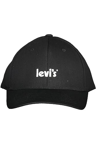 Levi's Herren Poster Logo Flexfit Cap Baseballkappe, Regular Black, Einheitsgröße von Levi's