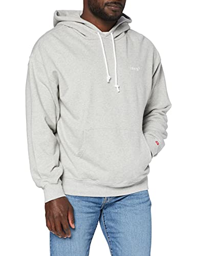 Levi's Herren Red Tab Sweats Hoodie Sweatshirt Light Mist Heather (Neutral) S von Levi's