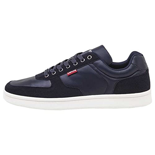 Levi's Herren Reece Sneakers, Marineblau, 43 EU von Levi's