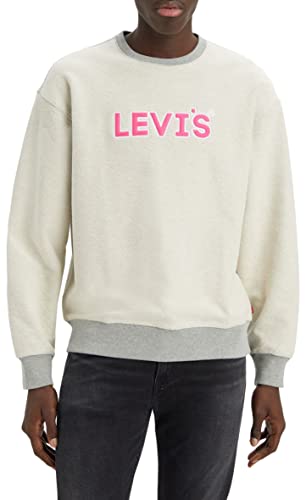 Levi's Herren Relaxd Graphic Crew Sweatshirt, Headline Logo Mhg, M von Levi's