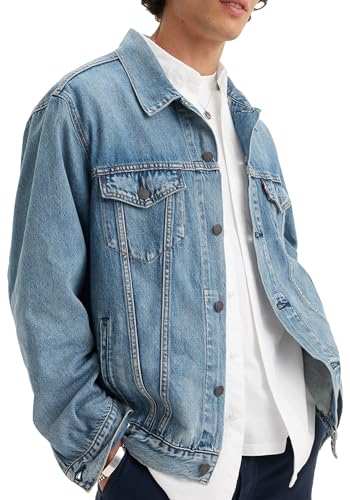 Levi's Herren Relaxed FIT Trucker Jeansjacke, IN to The Light, S von Levi's