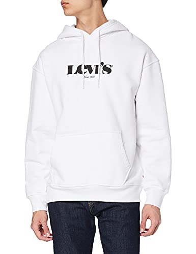 Levi's Herren Relaxed Graphic Sweatshirt Hoodie Kapuzenpullover,Modern Vintage Po White,XL von Levi's