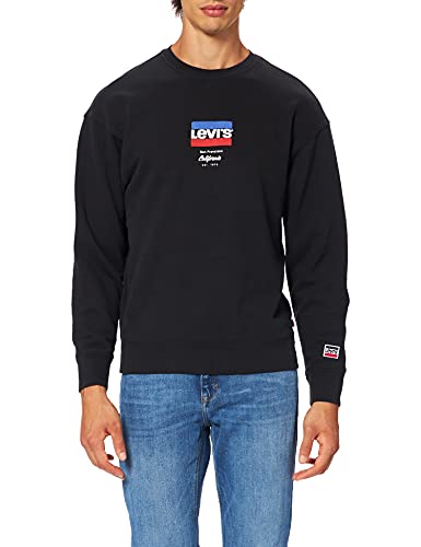 Levi's Herren Relaxd Graphic Crew Sweatshirt, Micro, L von Levi's