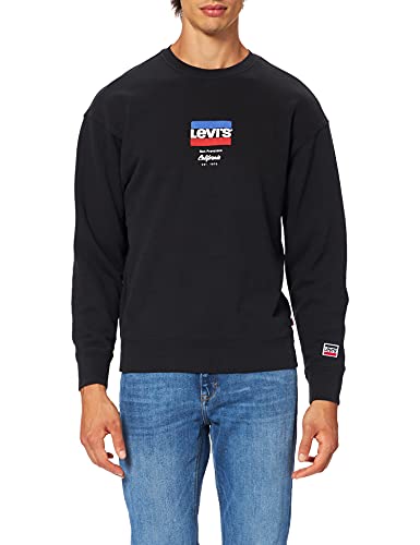 Levi's Herren Relaxd Graphic Crew Jeans, Schwarz, s von Levi's