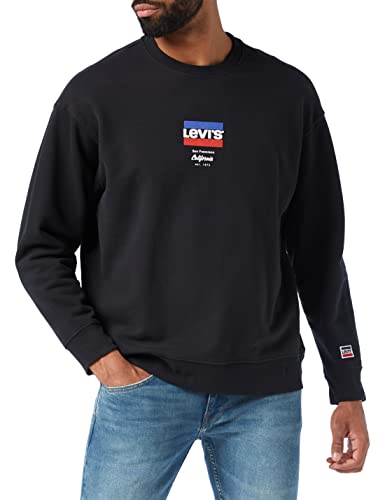 Levi's Herren Relaxd Graphic Crew Micro (Schwarz) XL von Levi's