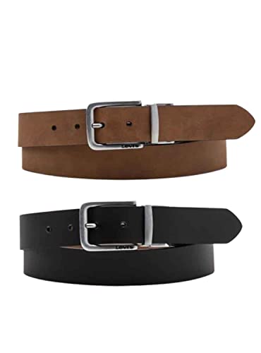 Levi's Herren Classic Reversible Belt, Regular Black, 90 von Levi's
