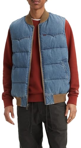 Levi's Herren SUPER Puff Vest Weste, Slightly SIDETRACKED, M von Levi's