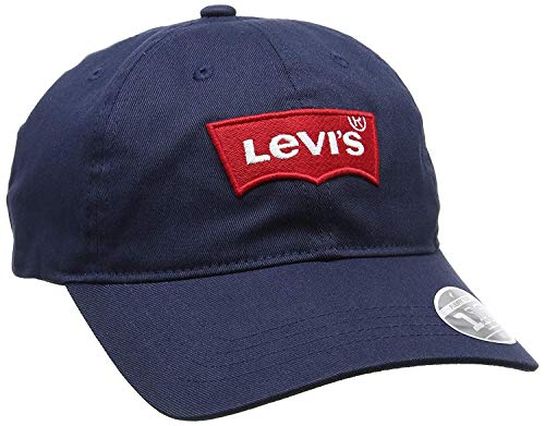 Levi's Herren Big Batwing Flex FIT Schirmmütze, Blau (Navy Blue 17), one Size von Levi's