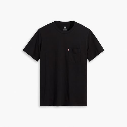 Levi's Herren Short Sleeve Classic Pocket Non Graphic TEES, Mineral Black, M EU Levi's Herren Short Sleeve Classic Pocket Non Graphic TEES, Mineral Black, M EU von Levi's