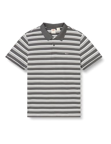 Levi's Herren Slim Housemark Polo Hemd,Fine Lines Dark Shadow Striped,S von Levi's