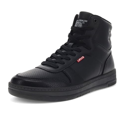 Levi's Herren-Sneaker Drive Hi, Schwarz einfarbig, 42.5 EU von Levi's