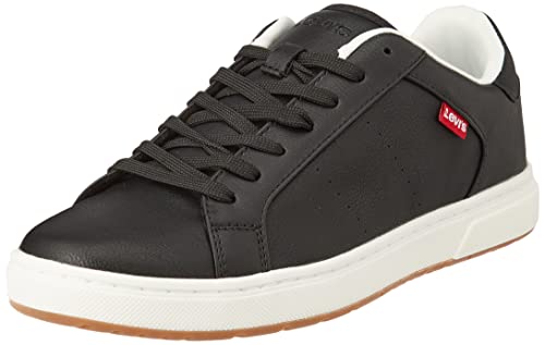 LEVI'S Herren Piper Sneakers, Black, 45 EU von LEVI'S