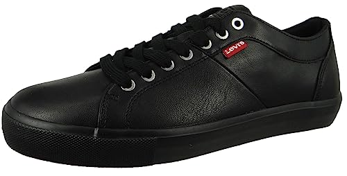 LEVI'S Herren Sneakers, Brilliant Black, 41 EU von Levi's