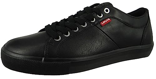 LEVI'S Herren Sneakers, Brilliant Black, 45 EU von Levi's