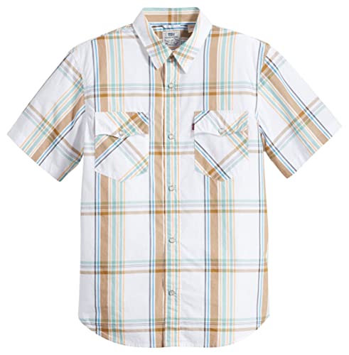 Levi's Herren Ss Relaxed Fit Western Hemd, Waab Plaid Mustard Olive, L von Levi's