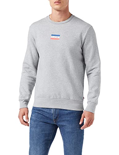 Levi's Herren Standard Graphic Crew Sweatshirt,Sportswear Midtone Heather,XL von Levi's