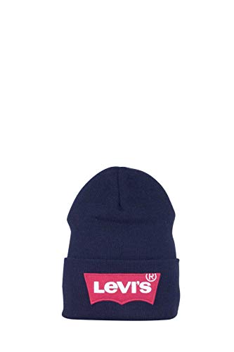 Levi's Herren Oversized Batwing Beanie Strickmütze, Schwarz (Noir Regular Black 59), Einheitsgröße von Levi's