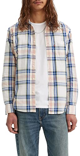 Levi's Herren Sunset 1-Pocket Standard Hemd,Jim Plaid Rainy Day,XS Levi's Herren Sunset 1-Pocket Standard Hemd,Jim Plaid Rainy Day,XS von Levi's