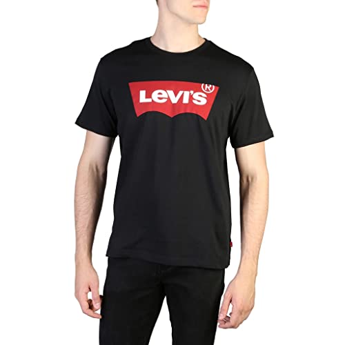 Levi's Herren Graphic Set-In Neck T-Shirt, Black, L von Levi's