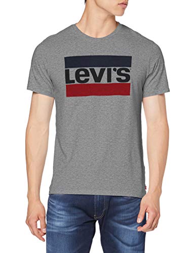 Levi's Herren Graphic Set-In Neck T-Shirt, Grey, XL von Levi's