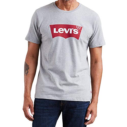 Levi's Herren Graphic Set-In Neck T-Shirt, Grey, XS von Levi's