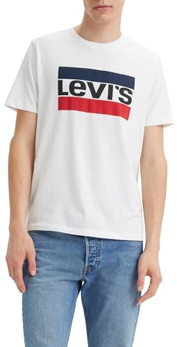 Levi's Herren Sportswear Logo Graphic T-Shirt,White,S von Levi's