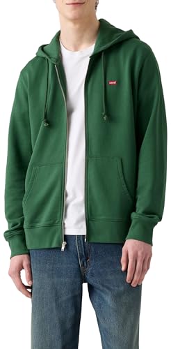 Levi's Herren The Original Hm Zip Up Sweatshirt, Dark Green, XL von Levi's